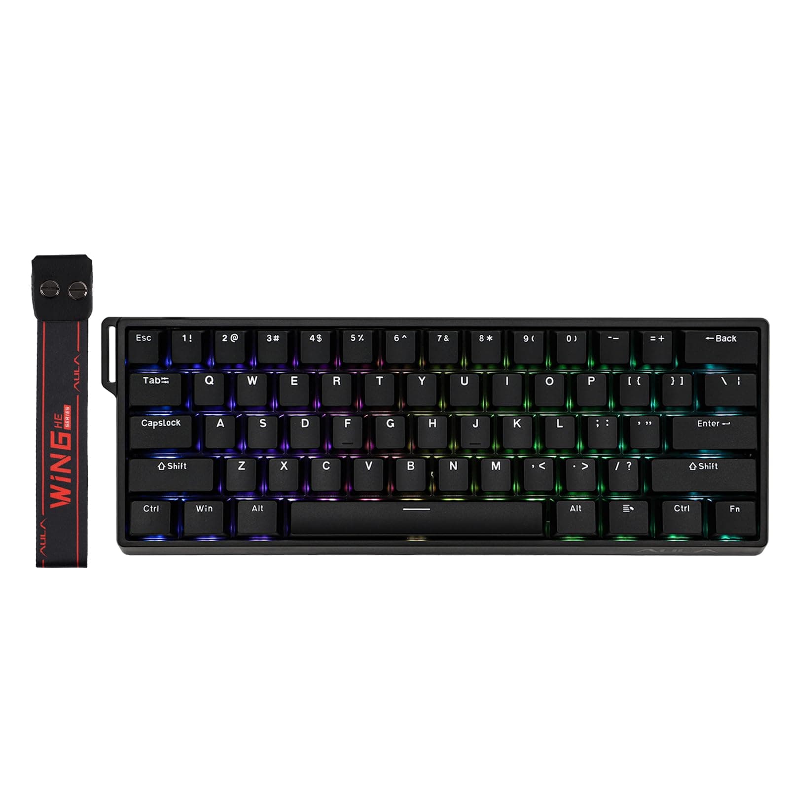 EPOMAKER AULA WIN60 HE 60% Wired Magnetic Keyboard with Adjustable Actuation, 8000 Hz Polling Rate, Hall Effect Switches, Hot-Swap, For FPS Games (Black) on Amazon.ae - Price Tracker