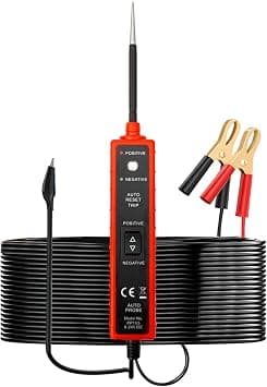 Test Light Automotive Power Circuit Probe Tester with 4M Test Lead 6-24V DC Led Light Tester Fuse Tester 6V 12V 24V Wire Circuit Tester Auto 12 Volt Electrical System Tools Car Truck Circuit Test Pen على Amazon.ae - متتبع الأسعار