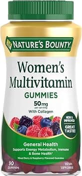 Nature's Bounty, Women's Multivitamin Gummies, Raspberry, 25 mg, 90 Gummies on Amazon.ae - Price Tracker