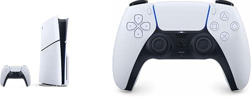 PlayStation 5 Disc Console (New 2023 Slim Model)- UAE Version with Dualsense Wireless Controller White on Amazon - Best Deal Finder