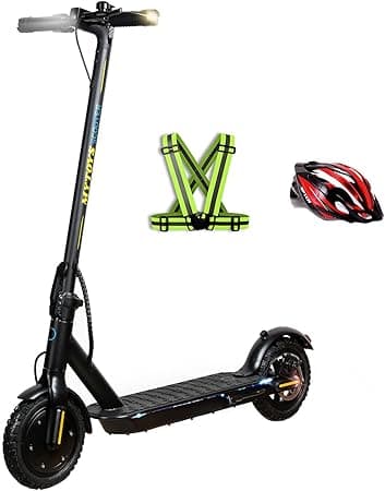 MT750 Electric Scooter for Adults, 350W Motor, 45 km/h Max Speed, 12–15 km Range, 5.2Ah Lithium Battery, Bluetooth LED Display, Multi-Color LED Lights, Foldable E-Scooter, on Amazon.ae - Price Tracker