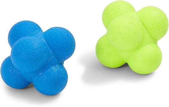 Juvale Reaction Ball Training Set - Hand-Eye Coordination Tool & Baseball Training Equipment - Tennis Agility & Reflex Practice - 2-Pack, 2.75 in, Multicolor Rubber on Amazon.ae - Price Tracker