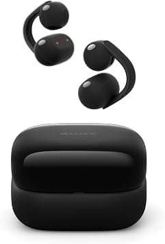 Sony LinkBuds Clip Open-Ear Truly Wireless Earbuds, Comfortable & Secure Fit, Lightweight Clip-On Design, Touch Controls, Ambient Sound Awareness, Water Resistant, Up to 37 Hrs of Playback, Black - Best Deal Finder