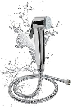 Streamflow™ Alpha Hand Trigger Bidet/Shattaf Set - Glossy Chrome / 120cm Stainless Steel/Chrome Hose - Amazon.ae Price Tracker