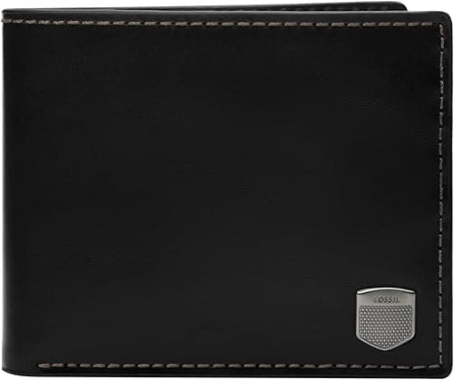 Fossil Men's Hayes Bifold with Flip ID, Black on Amazon.ae - Price Tracker