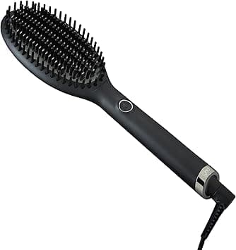 ghd Glide Hot Air Hair Brush ― Professional Smoothing Blow Dryer, Ceramic Hair Straightener, Styler, and Blow Dry Brush ― Black on Amazon.ae - Price Tracker