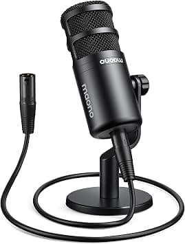 MAONO Podcast Microphone: XLR Dynamic Microphone For Podcast-Vocal Recording-Streaming Metal Mic, Works for Audio Interface, Mixer-PD100 on Amazon.ae - Price Tracker