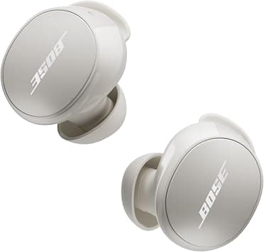 Bose QuietComfort Wireless Noise Cancelling Earbuds, Lifestyle Bluetooth Earbuds with Active Noise Cancellation, Up to 8.5 Hours of Battery Life, White - Best Deal Finder