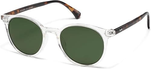 SOJOS Small Round Classic Polarized Sunglasses for Women Men Vintage Style UV400 Lens MAY SJ2113 on Amazon.ae - Price Tracker