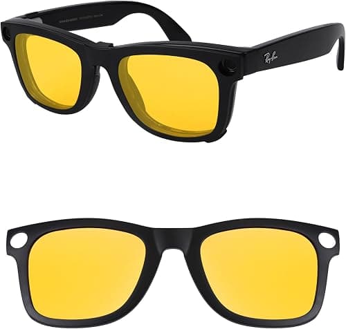 Polarized External Mount Clip-on for Ray-Ban Meta Wayfarer RW4006 & Gen 2 RW4012 50-22 for Men Women UV Protection على Amazon.ae - متتبع الأسعار