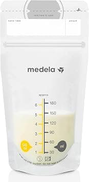 Medela Breast Milk Storage Bags, 100 Count, Ready to Use Breastmilk Bags for Breastfeeding, Self Standing Bag, Space Saving Flat Profile, Hygienically Pre-Sealed, White, 6 Ounce on Amazon.ae - Price Tracker