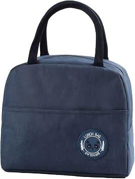 Lunch Box Bag, Insulated Lunch Bag, Waterproof Reusable Lunch bags for Kids,Adult,Women,Man,Office,Work,School,Beach,Picnic,Fishing,Hiking, Travel, Thermal Leak-proof Cooler Tote Bag (Blue) on Amazon.ae - Price Tracker