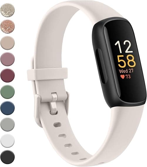 Meliya For Fitbit Inspire 3 Bands Women Men, Soft Silicone Adjustable Wristband Replacement Sport Straps Compatible with Fitbit Inspire 3 Fitness Tracker on Amazon.ae - Price Tracker