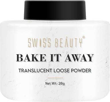 Swiss Beauty Bake It Away Makeup Loose Powder | Lightweight Setting Powder | Loose Compact Powder | Shade - Transparent, 28g on Amazon.ae - Price Tracker