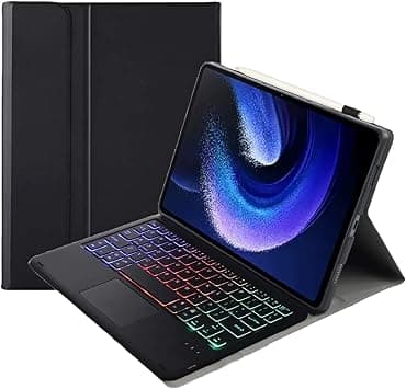 7-Colour Touchpad Keyboard Case Compatible with HONOR Pad 10 12.1 2025 on Amazon.ae - Price Tracker