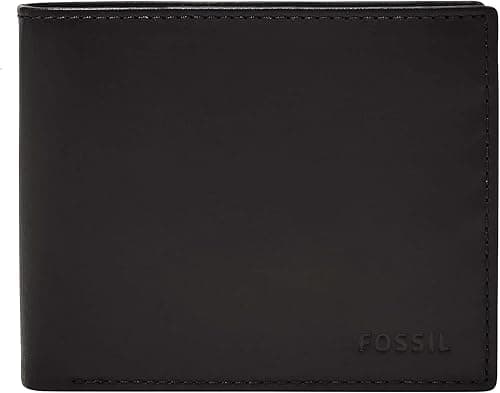 Fossil Men's Derrick Leather RFID-Blocking Large Bifold with Coin Pocket Wallet for Men on Amazon.ae - Price Tracker