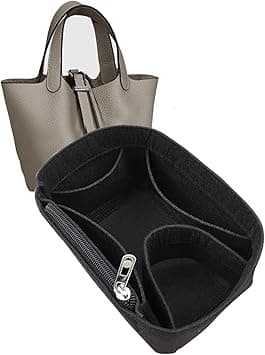 Lckaey Purse Organizer insert for hermes picotin 22 mm bags insert 1098black -M on Amazon.ae - Price Tracker