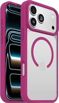 OtterBox React Series MagSafe Case for iPhone 17 Pro Max, Shockproof, Drop proof, Ultra-Slim, Protective Thin Case, Tested to Military Standard, Clear/Pink على Amazon.ae - متتبع الأسعار