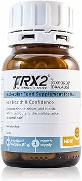 TRX2 Hair Growth Supplement - Healthy Hair - Clinically Proven Results of Thicker, Fuller Hair - Stop Hair Loss for Men and Women - Biotin & Selenium & Zink - Vegetarian - 1 Month Supply - Amazon.ae Price Tracker