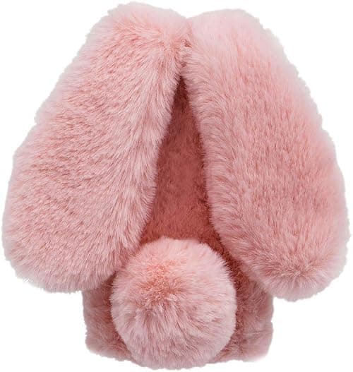 Fluffy Bunny Ear Phone Case for Moto G77 5G, Warm Smooth Rabbit Fur Cover with Sparkly Diamond, TPU Soft Phone Shell Protective Case, Anti-Shock Moto G77 5G Cover on Amazon.ae - Price Tracker