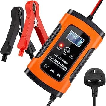 WinCheer 12V 5A Automotive Battery Charger, Portable Smart Battery Maintainer Fast Charging Repair Lead Acid Storage Charger for Car Motorcycle Boat Lawn Mower على Amazon.ae - متتبع الأسعار