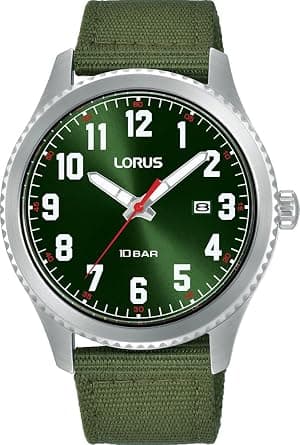 LORUS Men's Analogue Watch with Nylon Strap RH997RX9 on Amazon.ae - Price Tracker