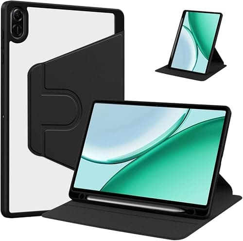 Vurtboly Hybrid Case Compatible with Honor Pad X8b 11inch 2026 Cover, Clear Acrylic Multi-Angle Hard PC Back Case with Pen Holder Protective Stand Cover Shockproof for Honor Pad X8b 11" 2026 (Black) على Amazon.ae - متتبع الأسعار