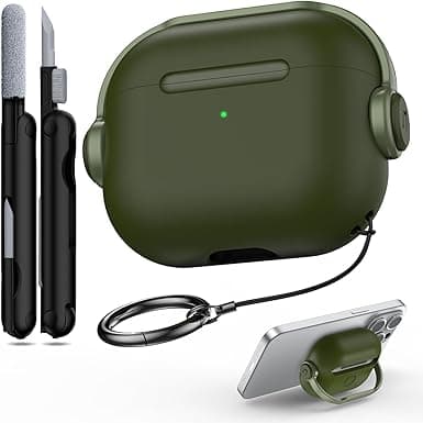 R-fun for AirPods 3rd Generation Case with Secure Lock, Music Headset Earphone Protective Case Cover with Cleaning Kit Compatible with for AirPods 3 2021 Charging case-Olive on Amazon.ae - Price Tracker