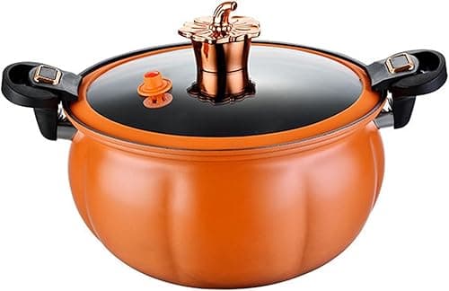 8L Mini Pressure Cooker with Lock Handles, Non-Stick Stockpot with Lid Pumpkin Stew Pot for Stews, Fast Heating, Induction & Gas Stove Compatible on Amazon.ae - Price Tracker