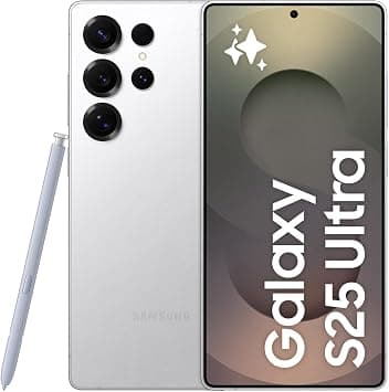 Samsung Galaxy S25 Ultra AI Phone, 512GB Storage, 12GB RAM, Titanium Whitesilver, Android Smartphone, 200MP Camera, S Pen, Long Battery Life (UAE Type Approved) (Renewed) على Amazon.ae - متتبع الأسعار
