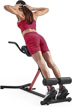 Sunny Health & Fitness Foldable Hyperextension Roman Chair W/Back Extension, Home Gym Sit Up Bench for Glute & Ab Workouts, Optional Adjustment Incline & Multi-Function Heavy-Duty Exercise Equipment - Amazon.ae Price Tracker