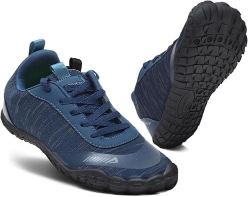 Impakto Barefoot Rooted Wide feet Shoes for Men | Lightweight Running & Training Shoes with Soft Sole & Superior Grip | Running, Jogging Regular Gym Shoes for Men | 43 EU, UK 9, US 10 - Black on Amazon.ae - Price Tracker