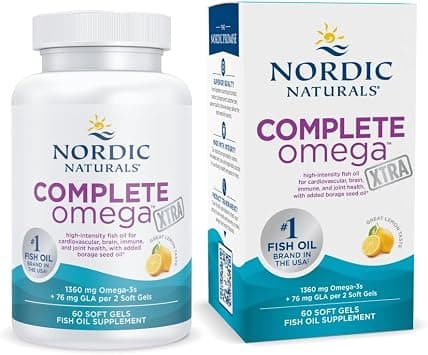 Nordic Naturals Complete Omega Xtra Fish Oil | Omega-3-6-9 with EPA, DHA & GLA from Borage Oil & Supports Heart, Brain, Joint & Skin Health & Healthy Inflammatory Response | 60 Softgels on Amazon.ae - Price Tracker
