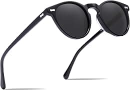 CARFIA Vintage Polarized Sunglasses for Men UV400 Protection Retro Fashion Eyewear Hand-crafted Acetate Frame CA5288L - Best Deal Finder