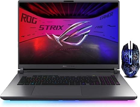 ASUS ROG Strix G18 (2025) Gaming Laptop, 18" 2.5K 240Hz 16:10 Display Laptop, NVIDIA GeForce RTX 5080, Intel Core Ultra 9 275HX, 64GB DDR5 RAM, 8TB M.2 PCIe SSD, WiFi 7, Win11 Pro - Eclipse Gray on Amazon.ae - Price Tracker