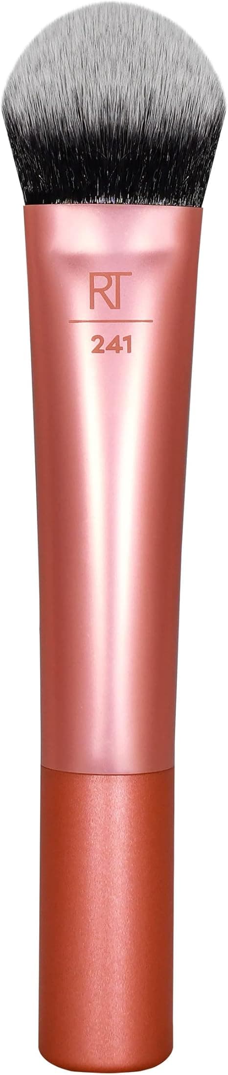 REAL TECHNIQUES Seamless Complexion Makeup Brush, Four Foundation, Primer, And Moisturizer, Makeup & Skincare Face Brush, Streakfree And Natural Finish, Orange, 1 Count on Amazon.ae - Price Tracker