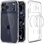 Spigen Ultra Hybrid MagFit designed for iPhone 17 Pro Max case cover [MagSafe compatible] (2025) - Clear Graphite - Amazon.ae Price Tracker