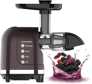 Vegetable Juicer for Celery Wheatgrass Spinach Ginger, Fruit Juicer Machines Slow Masticating Cold Press Juice Extractor Pulp Separated, Quiet Motor, Dishwasher Safe, Easy To Clean, BPA Free on Amazon.ae - Price Tracker