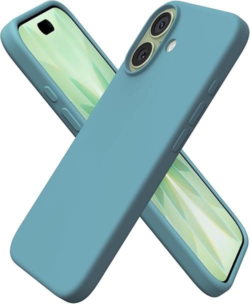 ORNARTO Silicone Case for iPhone 17, 6.3 Inches, Thin Mobile Phone Case iPhone 17 Made of Liquid Silicone, Scratch-Resistant and Shockproof Protective Case iPhone 17 Case (2025) - Teal Green على Amazon.ae - متتبع الأسعار
