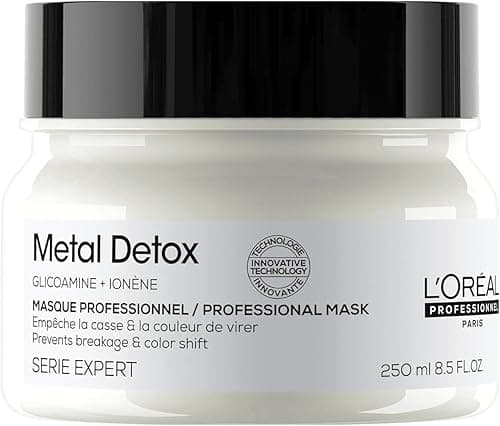L’Oréal Professionnel | Metal Detox Mask | For Soft & Shiny looking hair | For Colored, Damaged & All Hair Types | Hard Water-Resistant | With Glicoamine | SERIE EXPERT on Amazon.ae - Price Tracker