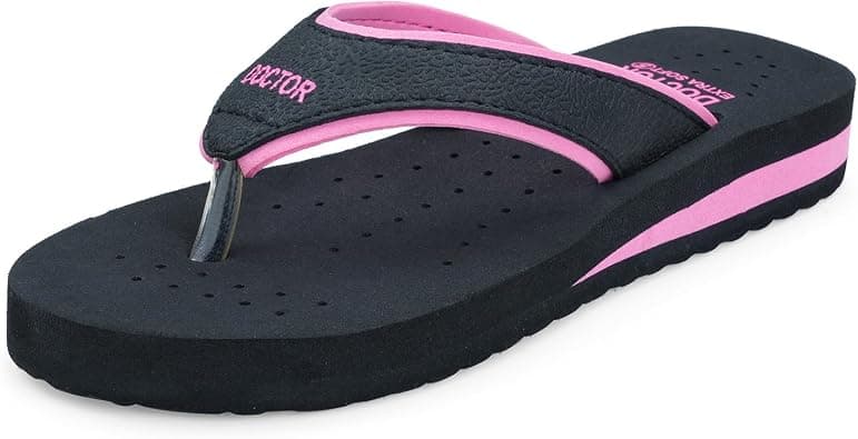 DOCTOR EXTRA SOFT Ortho Care Diabetic Orthopaedic Pregnancy Super Comfort Dr Flipflops and House Slippers For Women's and Girl's D-18 on Amazon.ae - Price Tracker