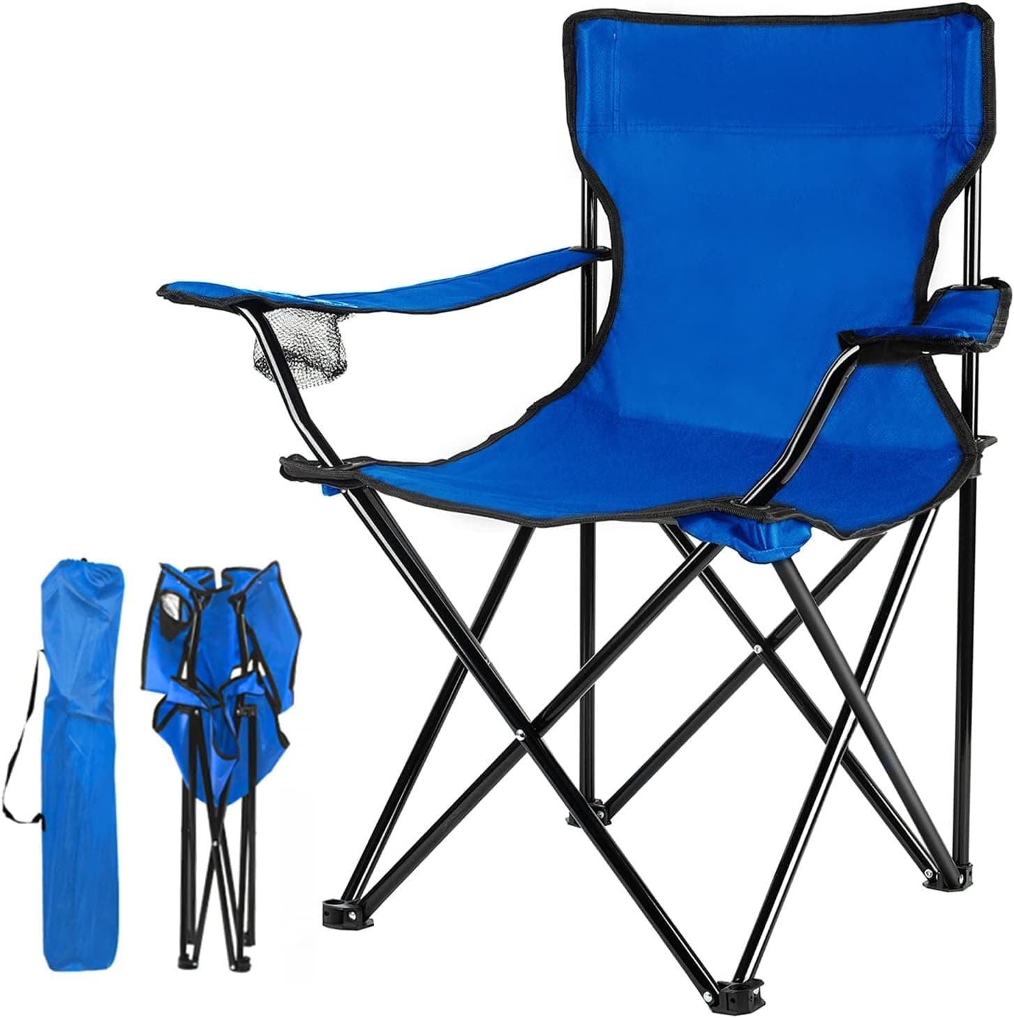 MOMENT Portable Folding Beach Chair Multi-Purpose Camping Chair for Adult, Lightweight Patio Lawn Quad Chair for Outdoor Travel Picnic Hiking Supports110kgs Load With Carry Bag [Random Color] on Amazon.ae - Price Tracker