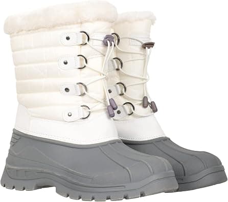 Mountain Warehouse Whistler Womens Snow Boot -Waterproof Winter Shoes White Womens Shoe Size 9 US on Amazon.ae - Price Tracker