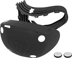 Geekria Silicone Cover Compatible with PlayStation VR2, VR Headset Helmet Full Wrap Protective Sleeve Glasses Gaming Accessories (Black) - متتبع أسعار Amazon.ae
