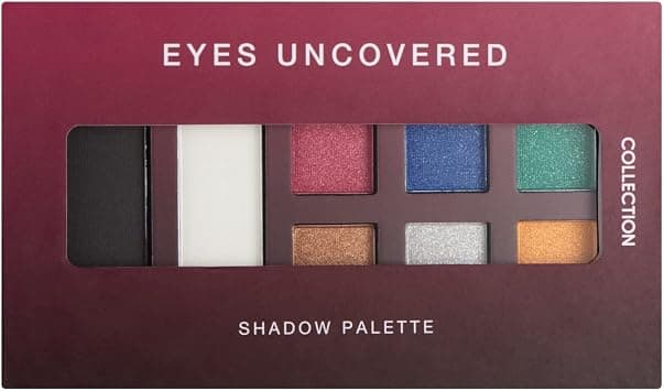 Collection Cosmetics Intensely Pigmented Colour Eye Shadow Palette with 8 Blendable Shades, Rock on - Best Deal Finder