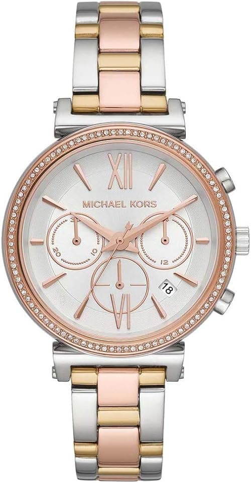 Michael Kors Womens Quartz Watch, Chronograph Display and Stainless Steel Strap MK6688 on Amazon.ae - Price Tracker