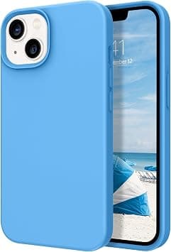 DOMAVER for iPhone 13 Case, Phone Case for iPhone 13 Liquid Silicone Soft Gel Rubber Microfiber Lining Cushion Cover Shockproof Protective-Blue - Amazon.ae Price Tracker