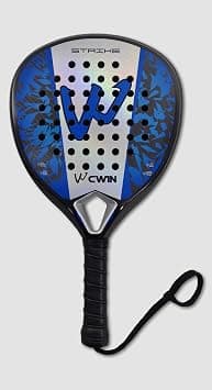 Padel Racket – 3K Carbon Fiber Surface, Enhanced Feel & Control, EVA Core with Bag, Wristband, Overgrips and Protection Band included - Blue - Best Deal Finder