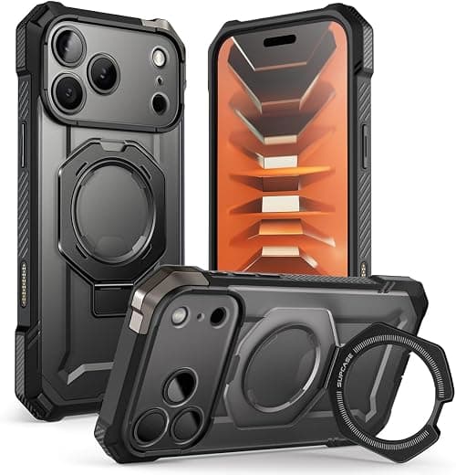 SUPCASE for iPhone 18 Pro Max Case/ 17 Pro Max Case with Stand, Black on Amazon.ae - Price Tracker