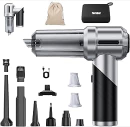 Foldable 4-in-1 Cordless Car Vacuum Cleaner, 22000Pa Handheld Portable Vacuum with Compressed Air Duster & Blower, Brushless Motor, 3-Speed, Type-C Charging for Car, Home, Office, Pet Hair - Best Deal Finder